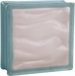 Fuchs Design BM Aqua Reflex üvegtégla két oldalon szatinált 19 cm x 19 cm x 8 cm indigo