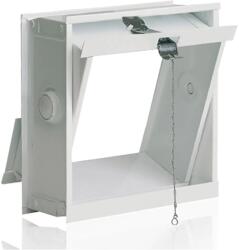 Fuchs Design Szellőzőablak húzószerkezettel 19-es üvegtéglához 217 mm x 235 mm x 90 mm