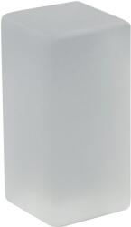 Fuchs Design Fuchs Crystal Collection üvegtégla szatinált 5 cm x 10 cm x 5 cm fehér