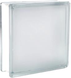 Fuchs Design BM üvegtégla fehér két oldalon szatinált 19 cm x 9 cm x 8 cm
