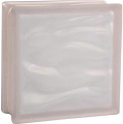 Fuchs Design BM Aqua Reflex üvegtégla két oldalon szatinált 19 cm x 19 cm x 8 cm rózsaszín