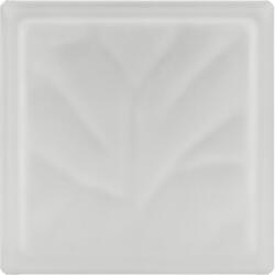 Fuchs Design Fuchs Wolke üvegtégla két oldalon szatinált fehér 19 cm x 19 cm x 8 cm