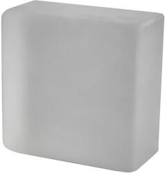 Fuchs Design Fuchs Crystal Collection üvegtégla szatinált 10 cm x 10 cm x 5 cm fehér