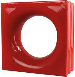 Fuchs Design Style'n Art Deko Loop kerámia kő piros 19 cm x 19 cm x 8 cm