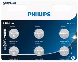Philips CR2032P6/01B gombelem (CR2032P6/01B)
