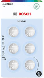 Bosch CR2032B600 lítium gombelem 6db (CR2032B6/00)