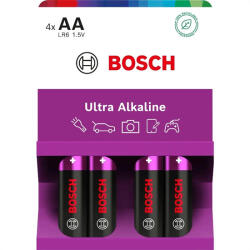 Bosch LR6UA4B00 ultra alkáli elem AA 4db (LR6UA4B/00)