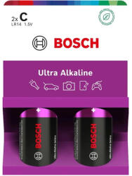 Bosch LR14UA2B/00 ultra alkáli elem C 2db (LR14UA2B/00)
