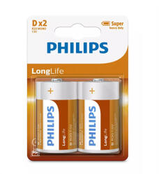 Philips R20L2B/10 LongLife elem (R20L2B/10)
