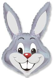 GoDan Nyuszifej formájú fólia lufi - Szürke, 36 cm (902537) - jatekbolt