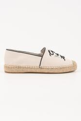 Karl Lagerfeld Karl Lagerfeld, Espadrilles logóval, Csontszín, 37 (KL81125-9T1-37)