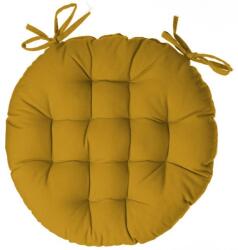 Atmosphera Créateur d'intérieur Kerek párna székre ROUND, Ø 38 cm - sárga (131649r)