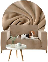 Meble OdNowa 1 személyes kanapéhuzat, Meble OdNowa, tevebarna, 90-140cm, velúr anyag, habszivacs hengerekkel (convivum_5905080704532)