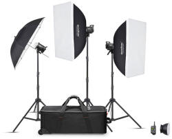 Godox MS300V-D Stúdióvaku szett (3db vaku) (Bowens)