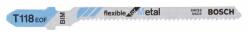 Bosch 3 részes Flexible for Metal szúrófűrészlapkészlet T118EOF, 83 mm (2608636231)