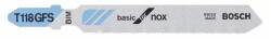 Bosch 3 részes Basic for Inox szúrófűrészlap-készlet T118GFS, 83 mm (2608636498)