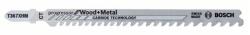 Bosch 3 részes Progressor for Wood and Metal szúrófűrészlap-készlet T367XHM, 132 mm (2608667562)