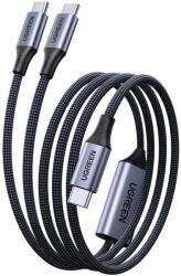 UGREEN L533 USB-C x2 PD univerzális kábel, 140 W, 2 m (75733) - boxon