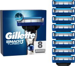 Gillette Mach3 Turbo Borotvabetétek Férfi Borotvához, 8 db Borotvabetét