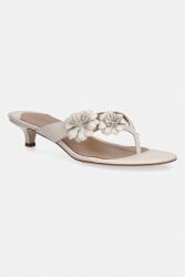 Lauren Ralph Lauren șlapi pentru femei, din piele Frncsa Flwr PPY2-KLD0YU_01X (802P10399001.100)
