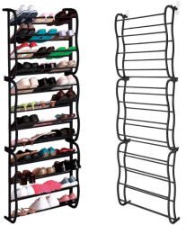 Homelux Akasztós cipőtartó, ajtóra (PJJWMSR003_BLACK) - geminiduo