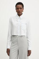 Patrizia Pepe cămașă pentru femei, din denim PPY2-KDD0EK_50X (2C1665.D9A0)