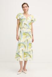 DKNY rochie de vară cu vâscoză PPY2-SUD1IR_55X (P6BB7EEU)