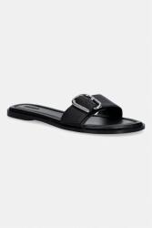 HUGO papuci pentru femei, cu toc plat din piele Amaryl PPY2-KLD0J2_99X