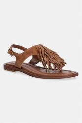MICHAEL Michael Kors sandale pentru femei, din piele întoarsă Indra Thong Sandal PPY2-OBD3DM_82X