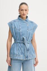 BOSS Orange vestă pentru femei, din denim C VEST PPY2-KUD0L4_55J (50558679)