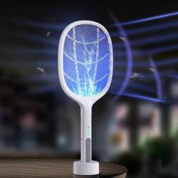  Електрическа хилка против комари 2в1 - Мухобойка и лампа за насекоми, 3000V, USB, 600mAh (AK-300)