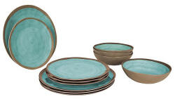 Bo-Camp Halo 12 100% Melamine Culoare: albastru deschis (6181392) Serviciu de masa
