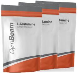 GymBeam - L-glutamin - ízesítetlen Italpor - 3 X 1000 G