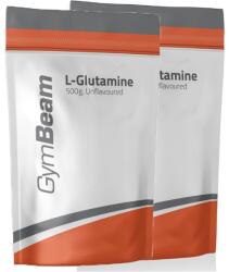 GymBeam - L-glutamin - ízesítetlen Italpor - 2 X 1000 G