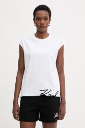 Karl Lagerfeld top pentru femei, din bumbac PPY2-TSD1KN_00X (B2W17018)