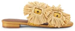 Kurt Geiger London papuci pentru femei Raffia Buckle Flat Sdl PPY2-KLD160_12X