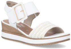 Remonte fehér női tépőzáras telitalpú szandál D6453-81