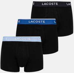 Lacoste testhezálló boxeralső férfi pamut elasztánnal 3-as csomag - fekete XL - answear - 17 990 Ft
