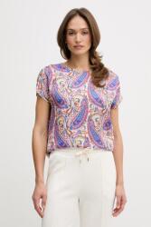 Marc Aurel női viszkóz blúz - kék 36