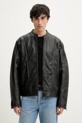 Diesel bőrdzseki L-KRIXY JACKET - fekete 50