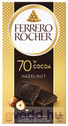 Ferrero Rocher Dark 90Gr Prémium Táblás Étcsokoládé 70%