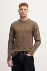 Sisley férfi pamut Póló - zöld M