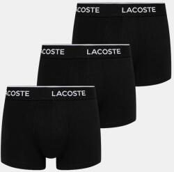 Lacoste testhezálló boxeralső férfi pamut elasztánnal 3-as csomag - fekete S - answear - 17 990 Ft
