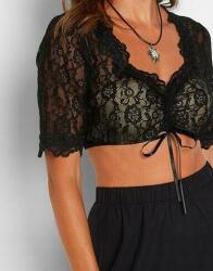 Bonprix B. p. c Népi Stílusú Csipkés BLÚZ__54