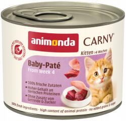 Animonda Carny Kitten Baby-Paté eledel nagyon fiatal kiscicáknak konzerv 200g