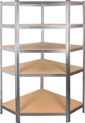 AGA Sarok fém polcrendszer 180x90x40 cm 5 polc (MR4604)
