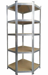 AGA Sarok fém polcrendszer 180x70x40 cm 5 polc (MR4603)