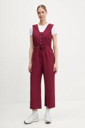 Picture pamut kezeslábas Trinket - burgundia XS