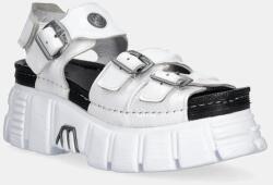 New Rock bőr szandál CHAROL ARRUGADO - fehér Női 41