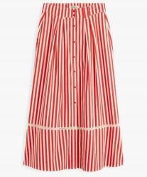 Bonprix B. p. c Csíkos Plus Size Maxi Szoknya CIPZÁRRAL__48